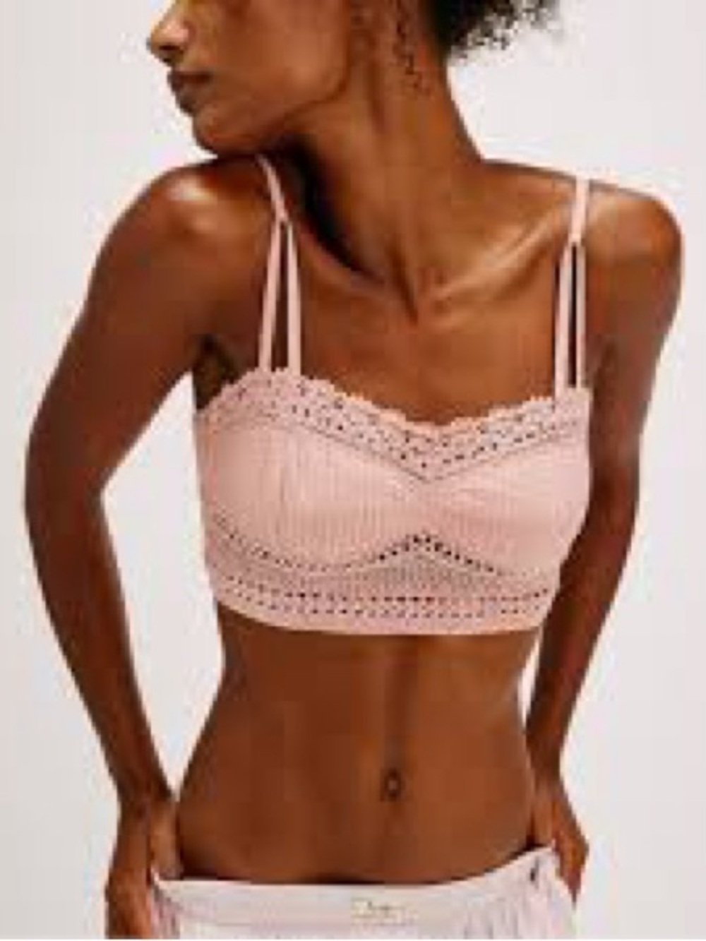 Free People Talulah Blush Pink Bralette